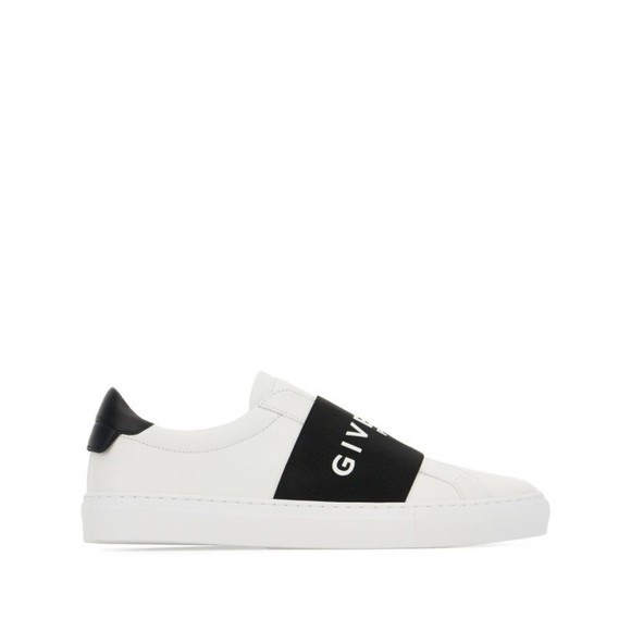 Givenchy Slip-On Sneakers With Black Band Logo Detail - NWT - Picture 1 of 3